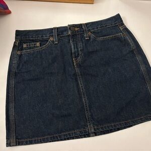 GAP Dark Blue Denim Mini Skirt